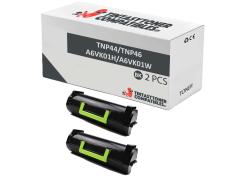 Compatible Pack 2x Konica Minolta TNP44 / TNP46 Negro