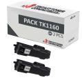 Compatible Pack 2x Kyocera TK-1160