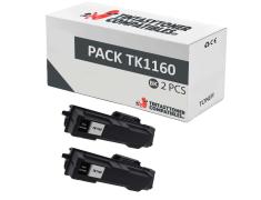 Compatible Pack 2x Kyocera TK-1160