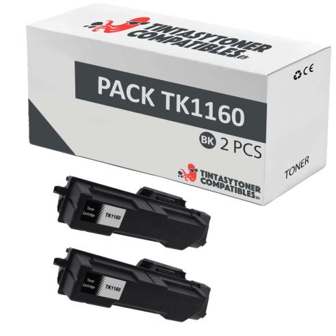 Compatible Pack 2x Kyocera TK-1160