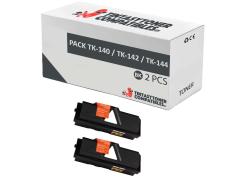 Compatible Pack 2x Kyocera TK-140 / TK-142 / TK-144