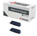 Compatible Pack 2x Kyocera TK-3100 / TK-3110 / TK-3130