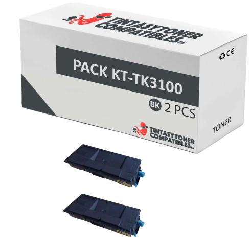 Compatible Pack 2x Kyocera TK-3100 / TK-3110 / TK-3130