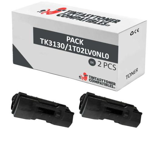 Compatible Pack 2x Kyocera TK-3130
