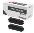 Compatible Pack 2x Kyocera TK1260 Negro