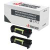 Compatible Pack 2x Lexmark MS310 / MS312 / MS410 / MS415 / MS510 / MS610 Negro