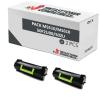 Compatible PACK 2X LEXMARK MS510 / MS610