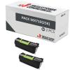 Compatible PACK 2X LEXMARK MS710 / MS711 / MS810 / MS811 / MX710 / MX711 / MX810 / MX811 / MX812 (25k) 62D2H00/622H