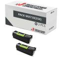 Compatible PACK 2X LEXMARK MS710 / MS711 / MS810 / MS811 / MX710 / MX711 / MX810 / MX811 / MX812 (25k) 62D2H00/622H