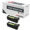 Compatible Pack 2x Lexmark MS810 / MS811 / MS812 (25k) 52D2H00 / 522H