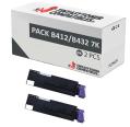 Compatible Pack 2x OKI B412 / B432 / B512 / MB472 / MB492 / MB562 (7k)