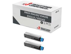 Compatible Pack 2x OKI ES4132 / ES4192 / ES5112 / ES5162