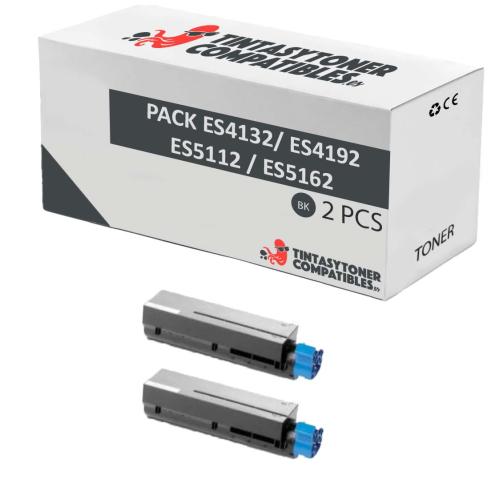 Compatible Pack 2x OKI ES4132 / ES4192 / ES5112 / ES5162