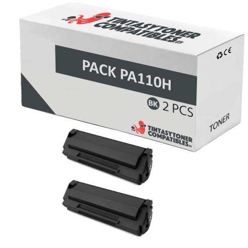 Compatible PACK 2X Pantum PA110H Negro