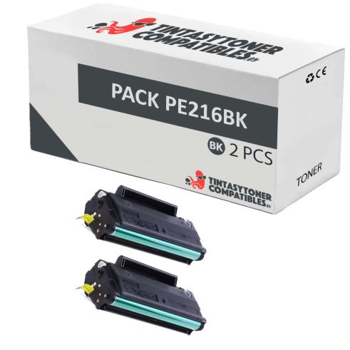 Compatible Pack 2x Pantum PE216 Negro