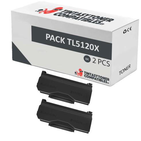 Compatible Pack 2x Pantum TL-5120X Negro