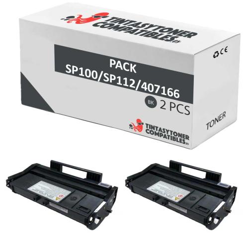 Compatible Pack 2x Ricoh Aficio SP 100 / SP 112