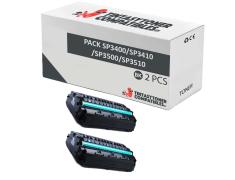 Compatible Pack 2x Ricoh Aficio SP 3400 / SP 3410 / SP 3500 / SP 3510