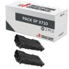 Compatible Pack 2x Ricoh Aficio SP 3710