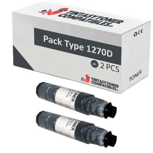 Compatible Pack 2x Ricoh Type 1270D