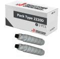 Compatible Pack 2x Ricoh Type 2220D