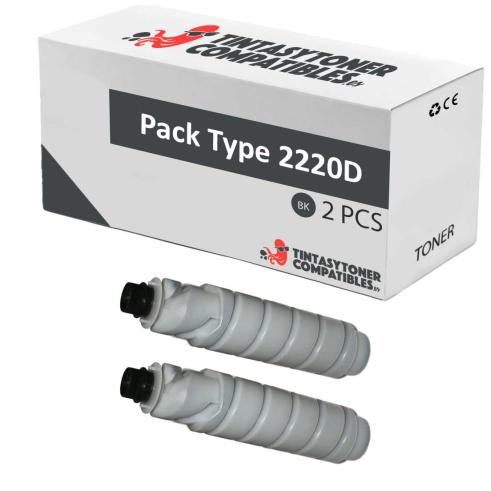 Compatible Pack 2x Ricoh Type 2220D