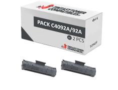 Compatible Pack 2x Toner HP C4092A