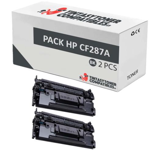 Compatible Pack 2x Toner HP CF287A