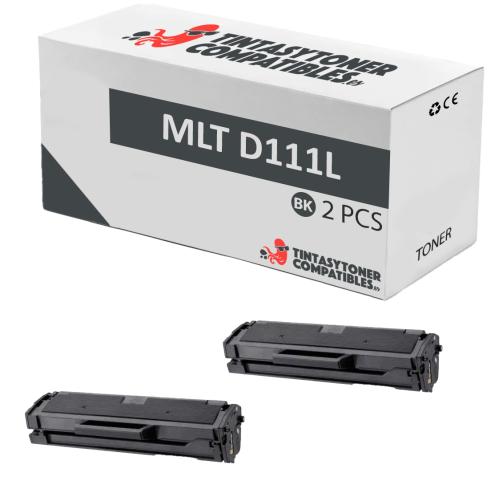 Compatible Pack 2x Toner MLT-D111L XL Premium