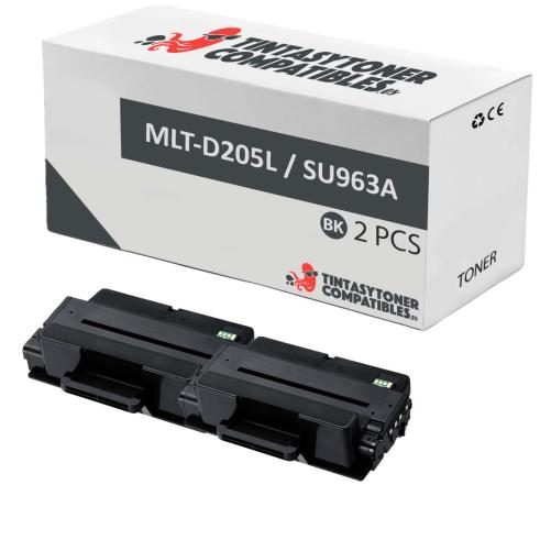 Compatible Pack 2x Toner MLT-D205L Negro