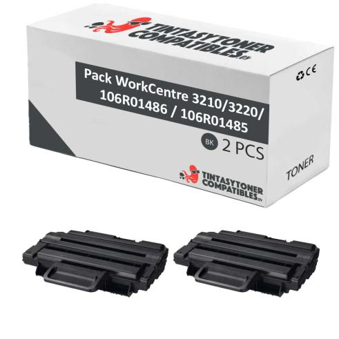 Compatible Pack 2x Xerox 3210 / 3220 Negro