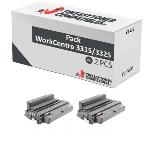 Compatible Pack 2x Xerox WorkCentre 3315 / 3325 Negro