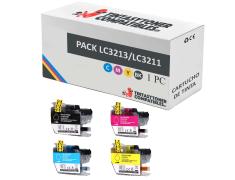 Compatible Pack 4 x Brother LC-3213 / LC3211 XL