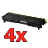 Compatible Pack 4 x Brother TN-2000