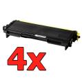 Compatible Pack 4 x Brother TN-2005