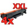 Compatible Pack 4 X Brother TN-2420 XXL