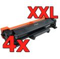 Compatible Pack 4 X Brother TN-2420 XXL