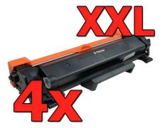 Compatible Pack 4 X Brother TN-2420 XXL