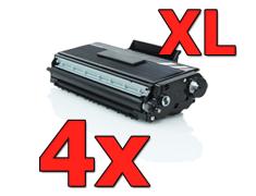 Compatible Pack 4 X Brother TN-3130 / TN-3170 / TN-3230 / TN-3280 XL (Alta Capacidad)