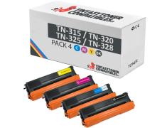 Compatible Pack 4 x Brother TN-325 TN-320
