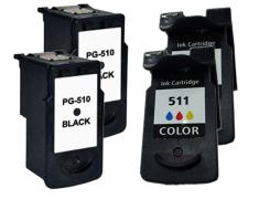 Compatible Pack 4 x Canon PG-510 / CL-511