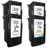 Compatible Pack 4 x Canon PG-512 / CL-513