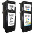 Compatible Pack 4 x Canon PG-512 / CL-513