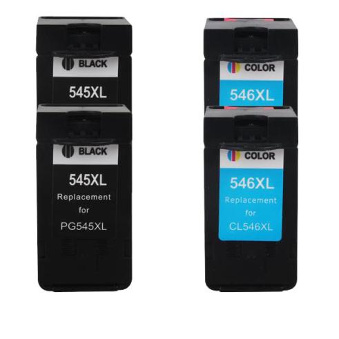 Compatible Pack 4 x Canon PG-545 / CL-546