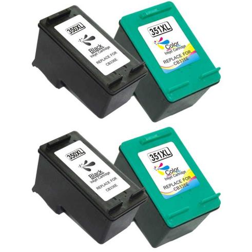 Compatible Pack 4 X HP 350XL 351XL