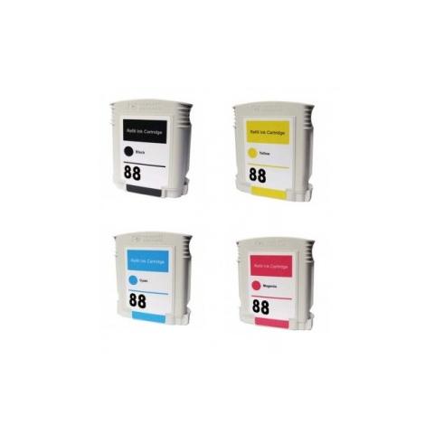 Compatible Pack 4 x HP 88 XL Remanufacturado
