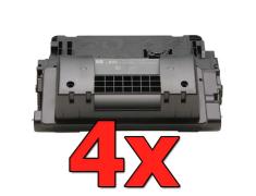 Compatible Pack 4 x HP CC364X Negro