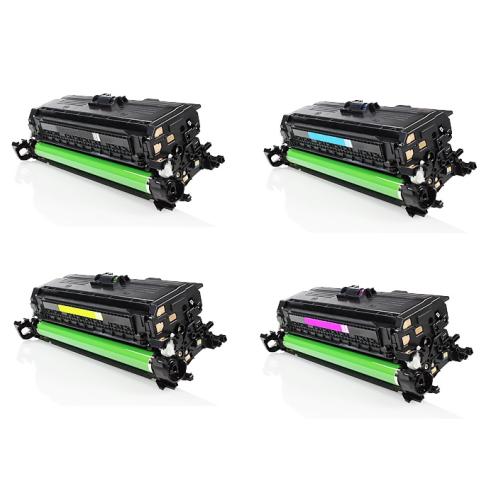 Compatible Pack 4 x HP CE250X/1/2/3/4