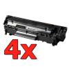 Compatible Pack 4 x HP Q2612A