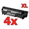 Compatible Pack 4 x HP Q2612X